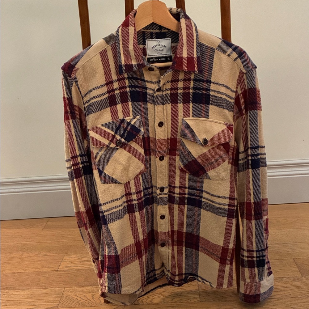 Portuguese Flannel - Plaid Flannel - Sz M